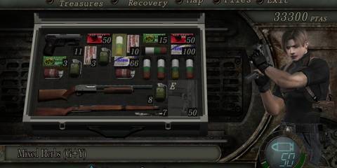 Organizing inventory in Resident Evil 4