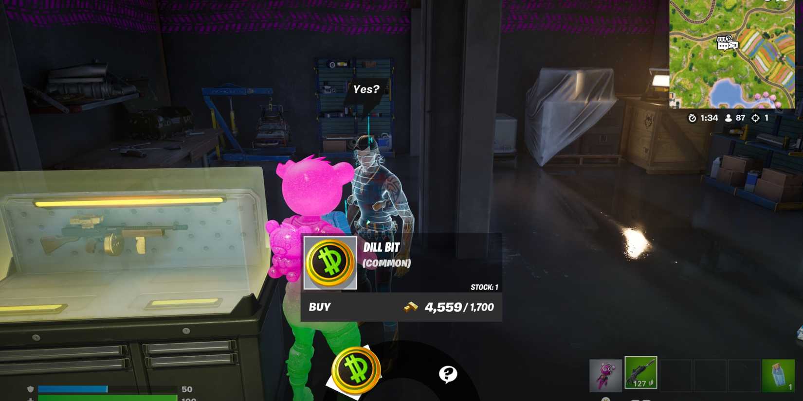 outlaw midas npc dill bits fortnite