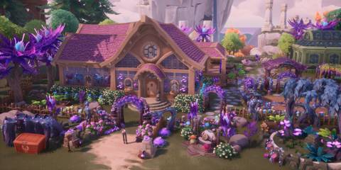 Palia Elderwood themed home