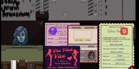 Gameplay screenshot in Papers, Please
