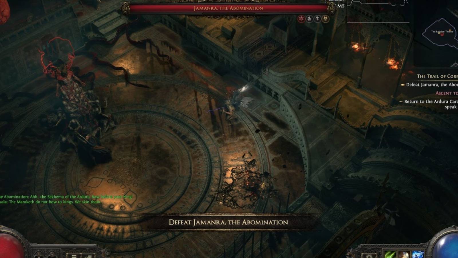 Path Of Exile 2: Jamanra, The Abomination Boss 