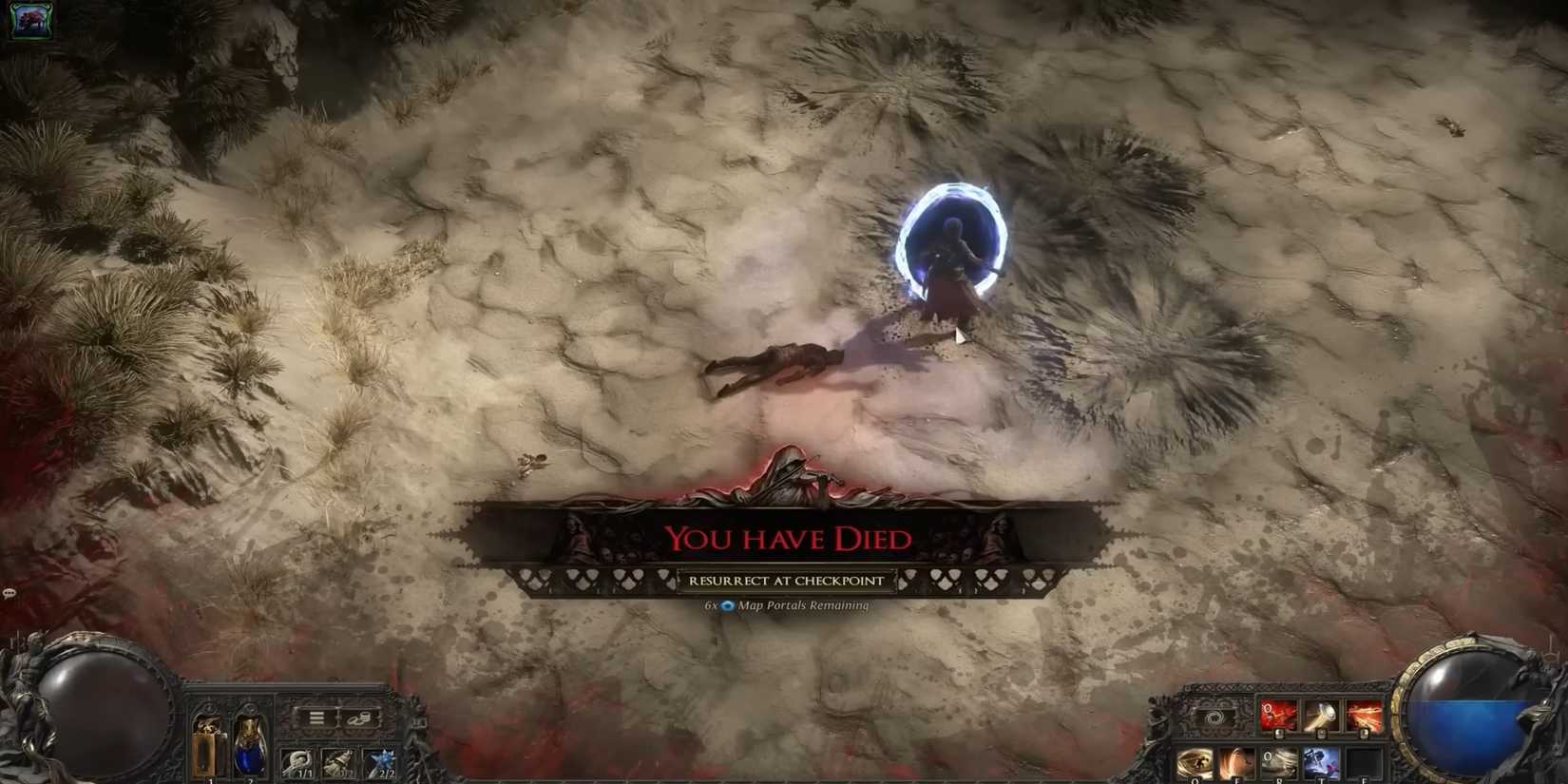 Path of Exile 2 rogue exile teleporting away