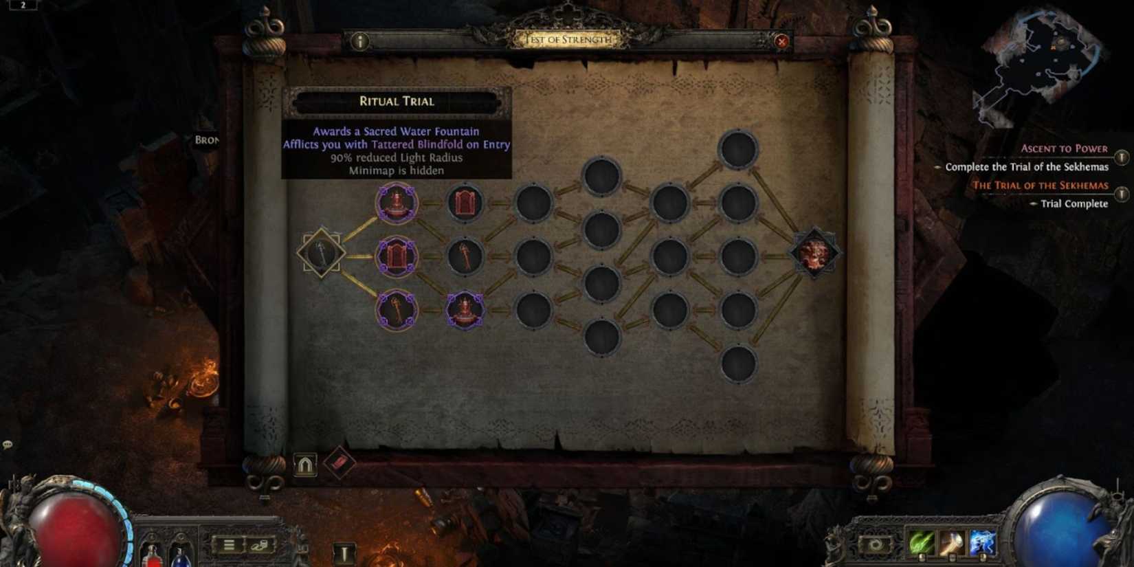 Ritual trial in Path of Exile 2