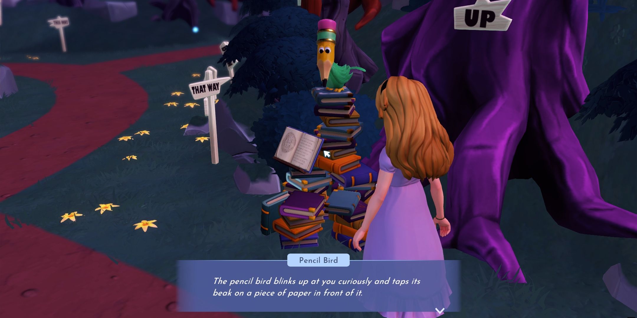 Placing a pencil in DDV Disney Dreamlight Valley