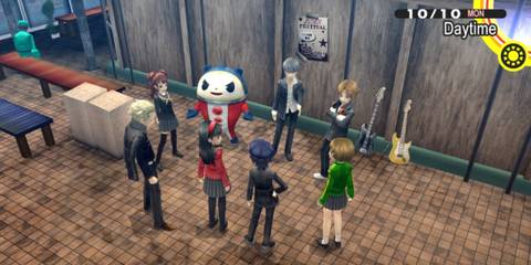 A scene from Persona 4 game