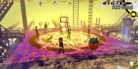 A scene from Persona 4 