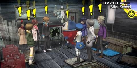 Persona 4 game scene