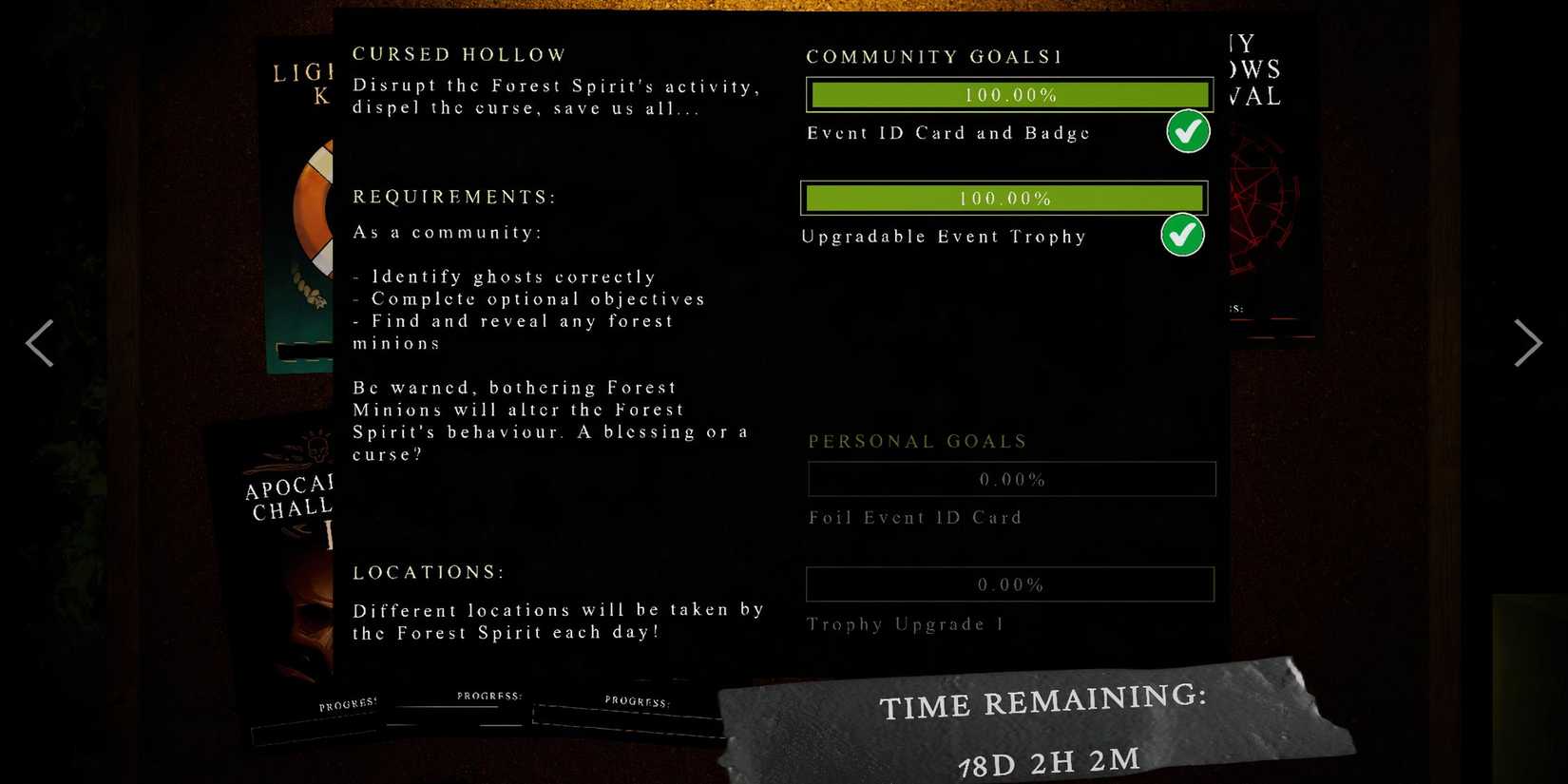 Phasmophobia Cursed Hollow Event