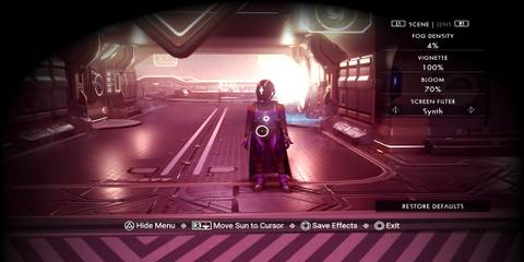 Photo Mode Options No Man's Sky