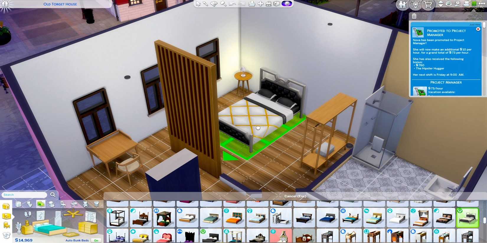 Placing Furniture in The Sims 4