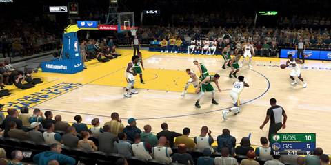 Playing a game in NBA 2K23