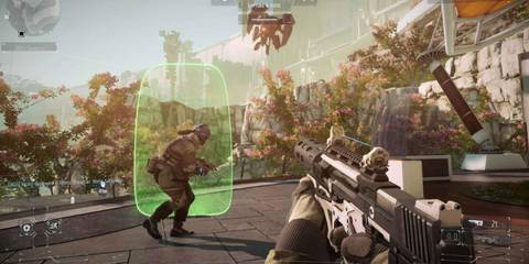 Playing a level in Killzone Shadowfall