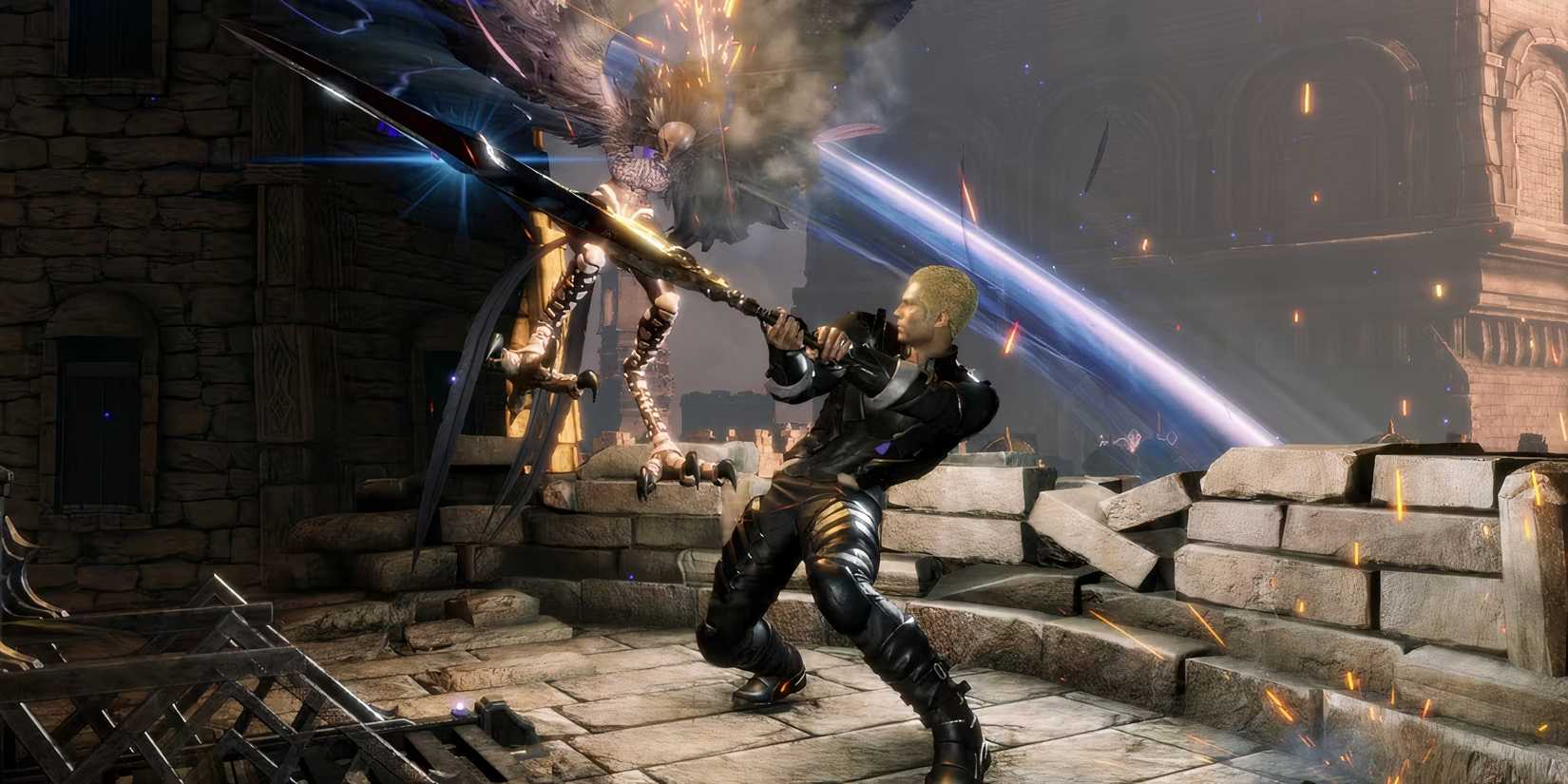 Playing as a samurai in Stranger Of Paradise Final Fantasy Origin