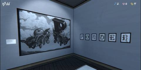 ponder, second painting puzzle answer in blue prince