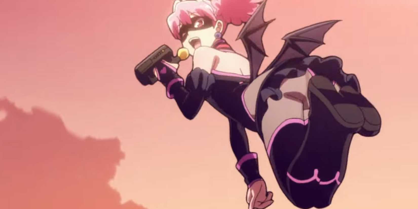 Pop Step using her quirk in her show - My Hero Academia: Vigilantes