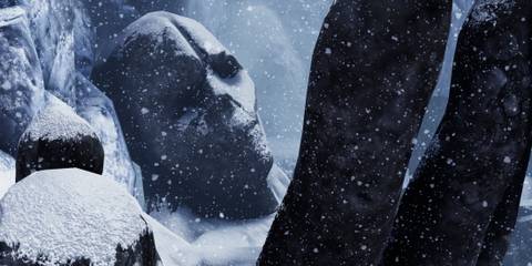 Praey For the Gods Giant Statue Cropped