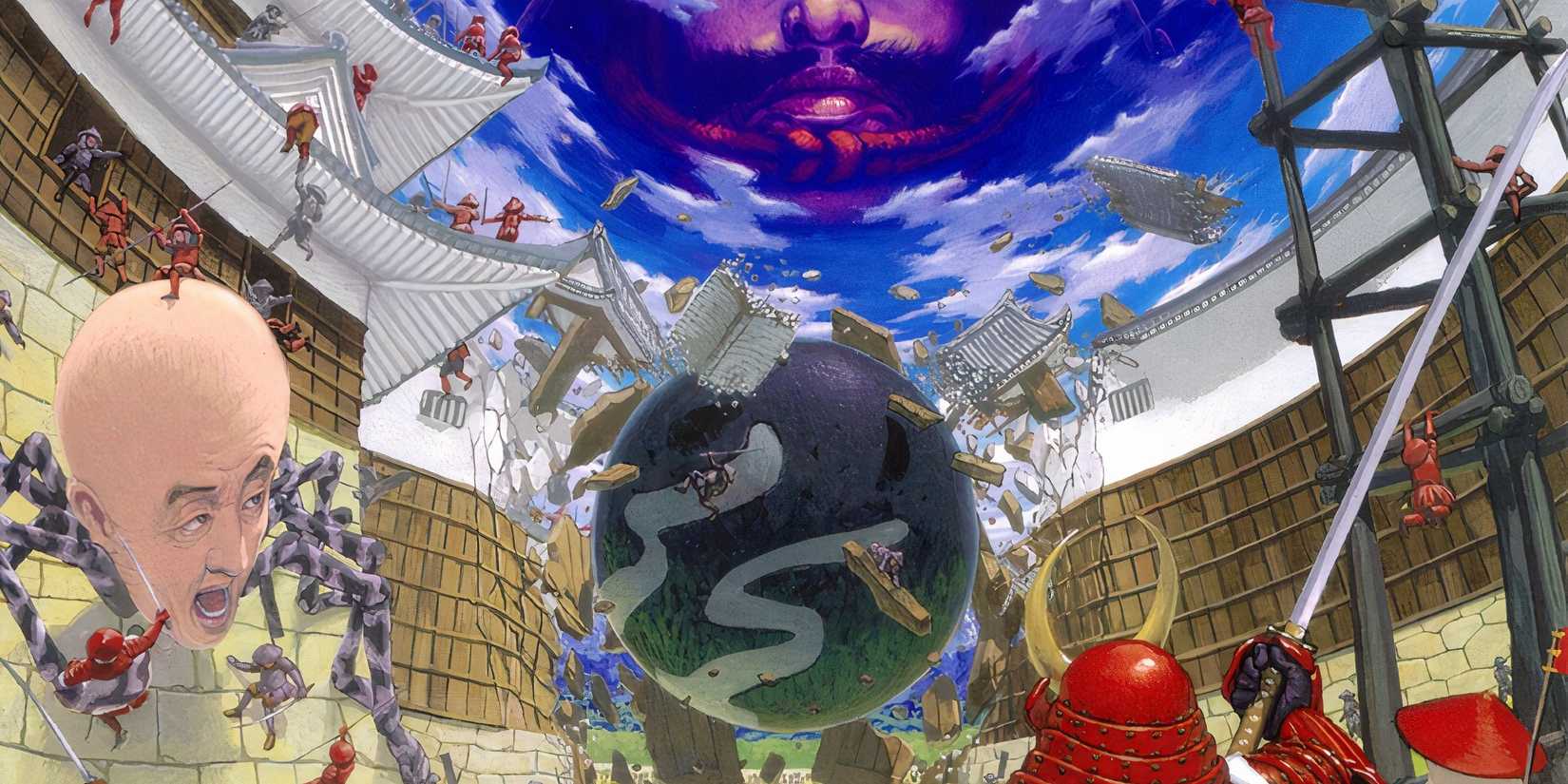 Promo art featuring characters in Odama