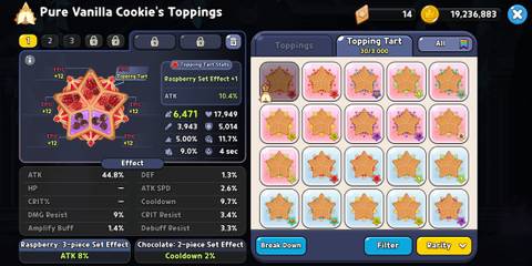 Pure Vanilla Cookie Topping Build 3 - Cookie Run Kingdom