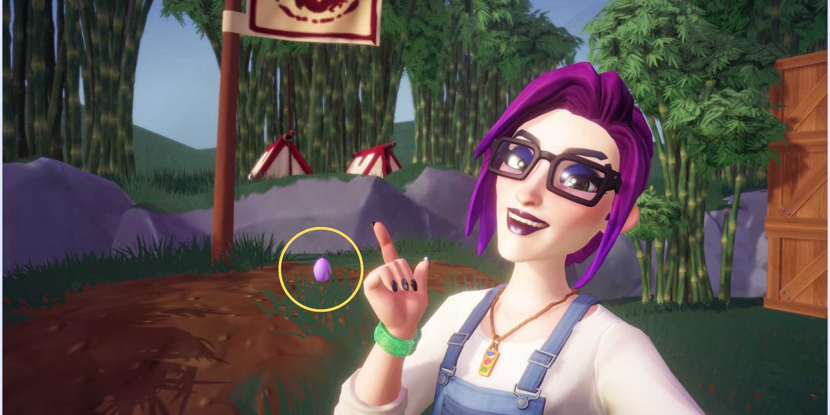 Purple Egg in Disney Dreamlight Valley