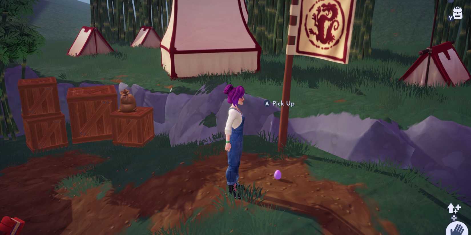 Finding a Purple Egg in Disney Dreamlight Valley
