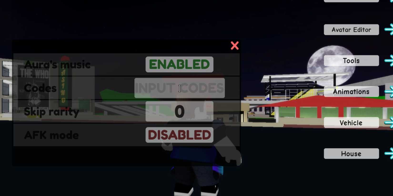 Racehaven 2 the codes tab