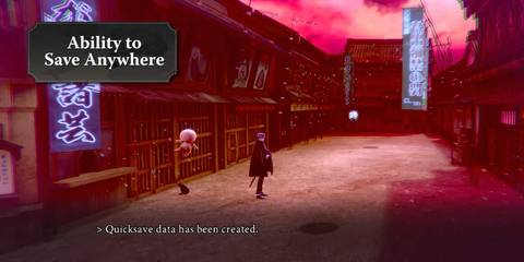 Raidou Remastered quicksave feature