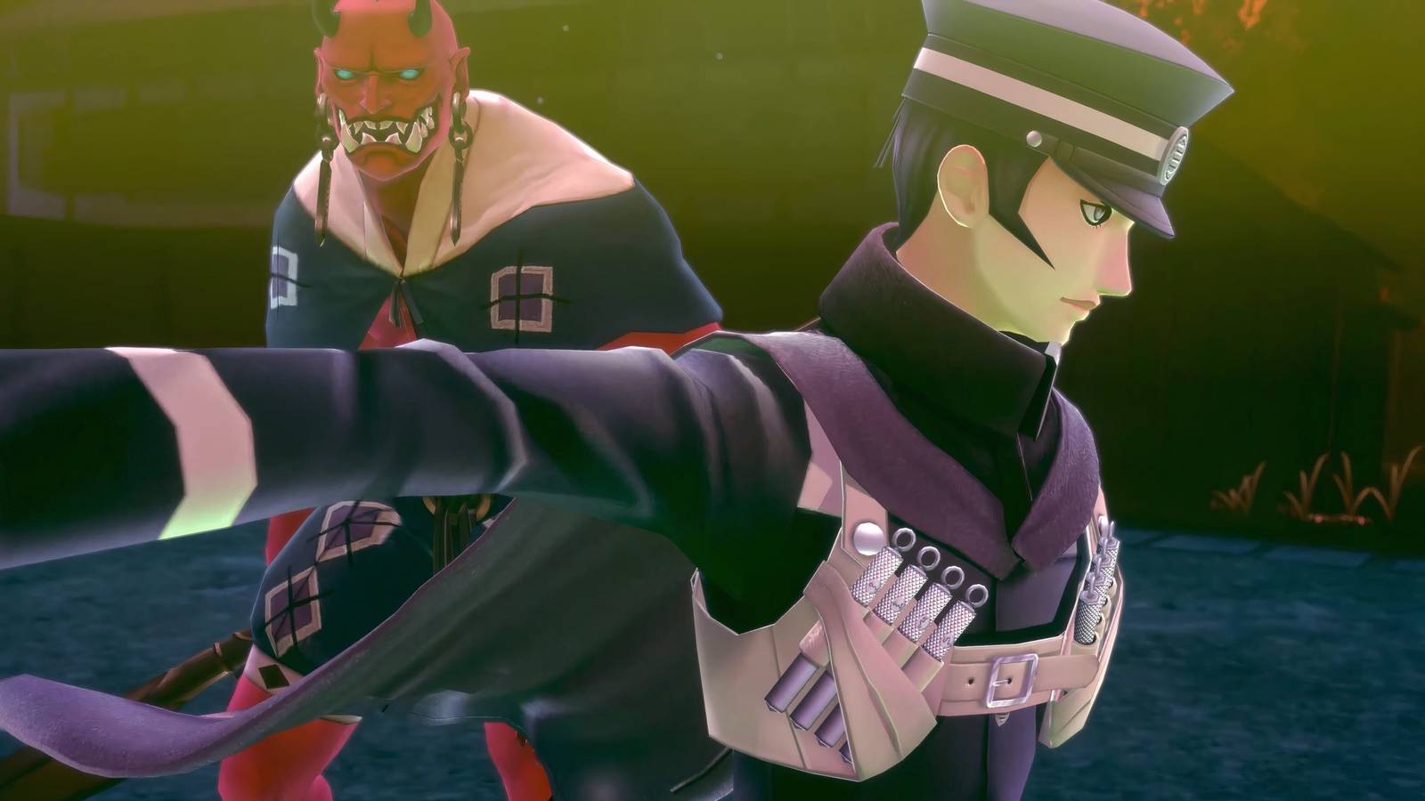 Raidou Remastered Raidou with Oni