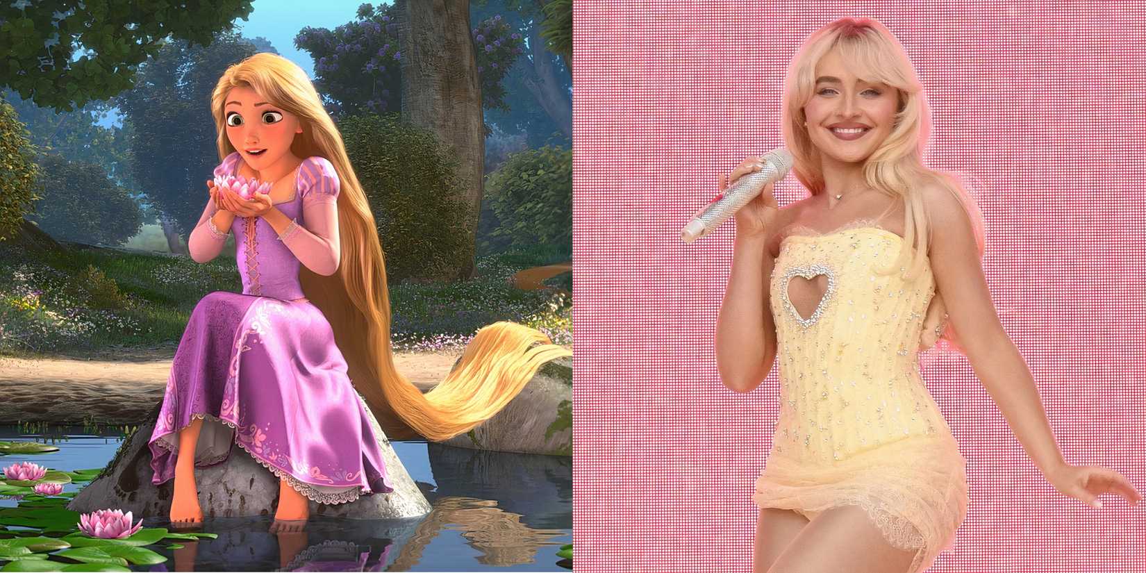 Rapunzel and Sabrina carpenter