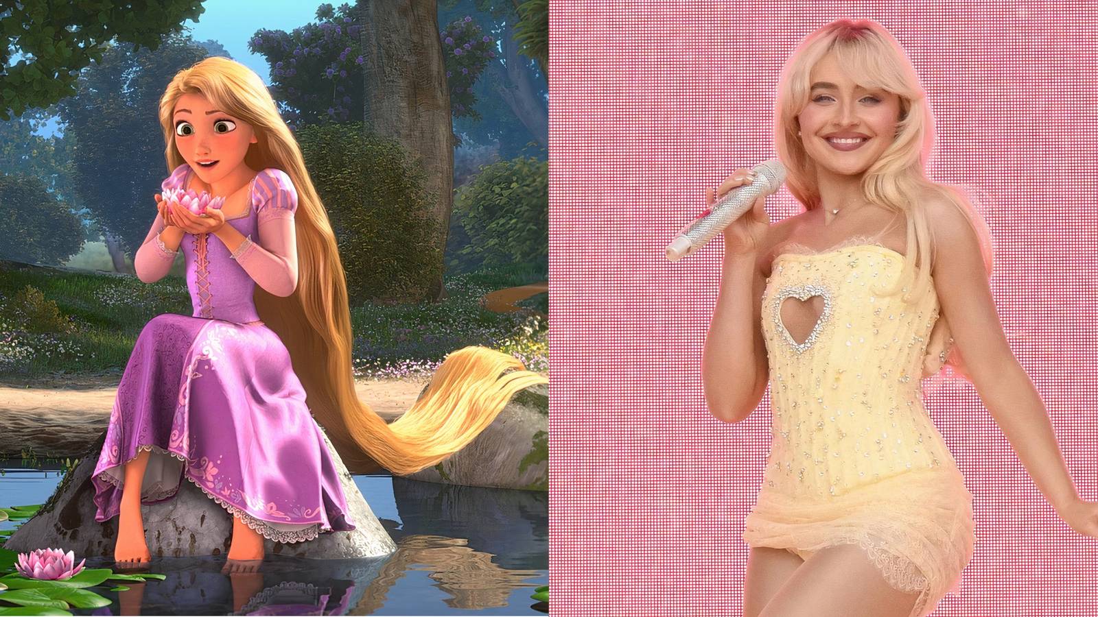 Rapunzel and Sabrina carpenter