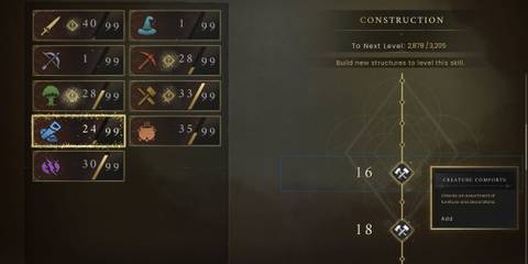 Reaching Construction Level 16 RuneScape Dragonwilds