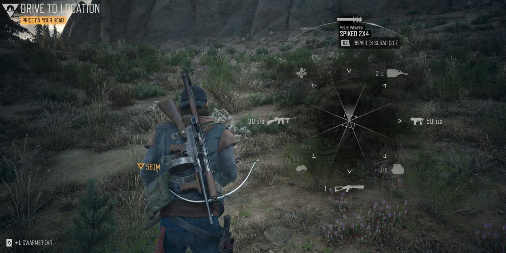 repairing melee weapon days gone