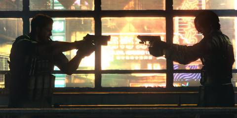 Chris Redfield and Leon Kennedy encounter in Resident Evil 6