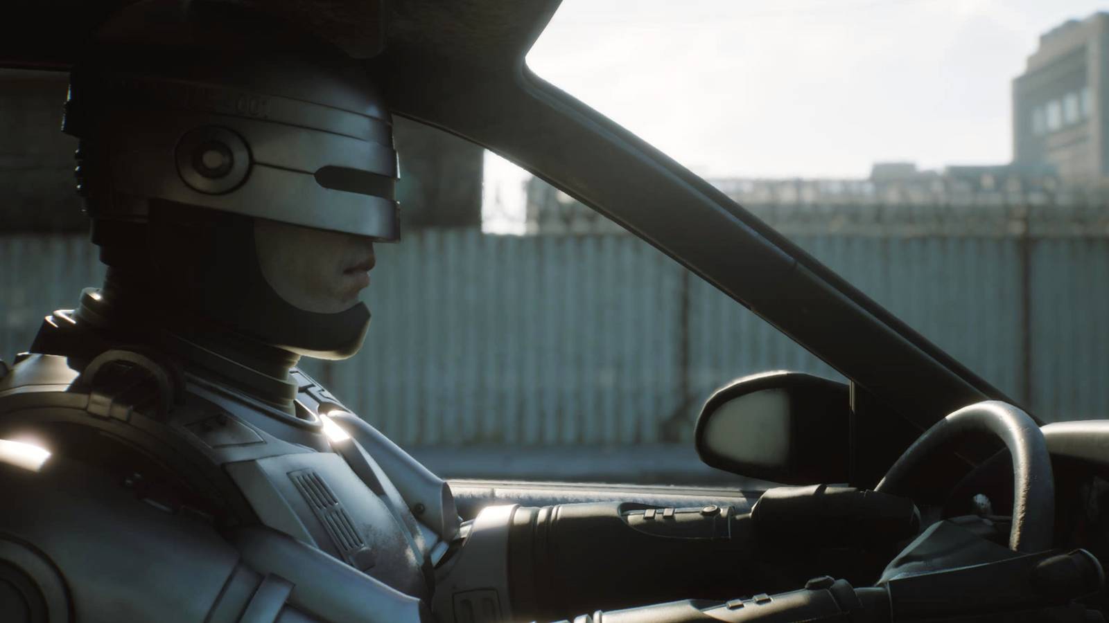 RoboCop Rogue City - RoboCop driving to his next mission