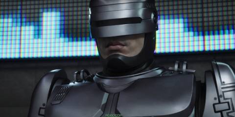 RoboCop Rogue City- RoboCop with the press at the OCP