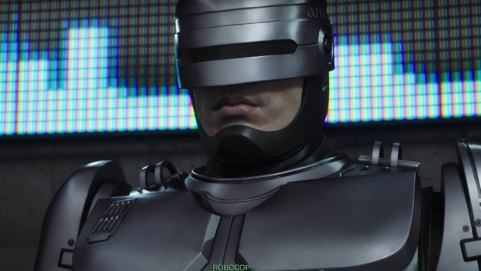 RoboCop Rogue City- RoboCop with the press at the OCP