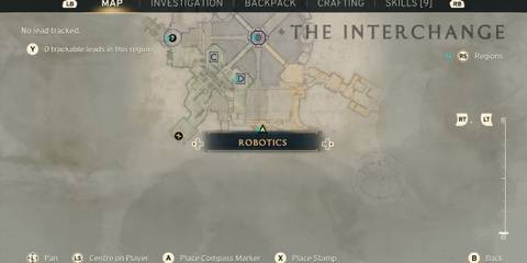 Robotics map location in Atomfall