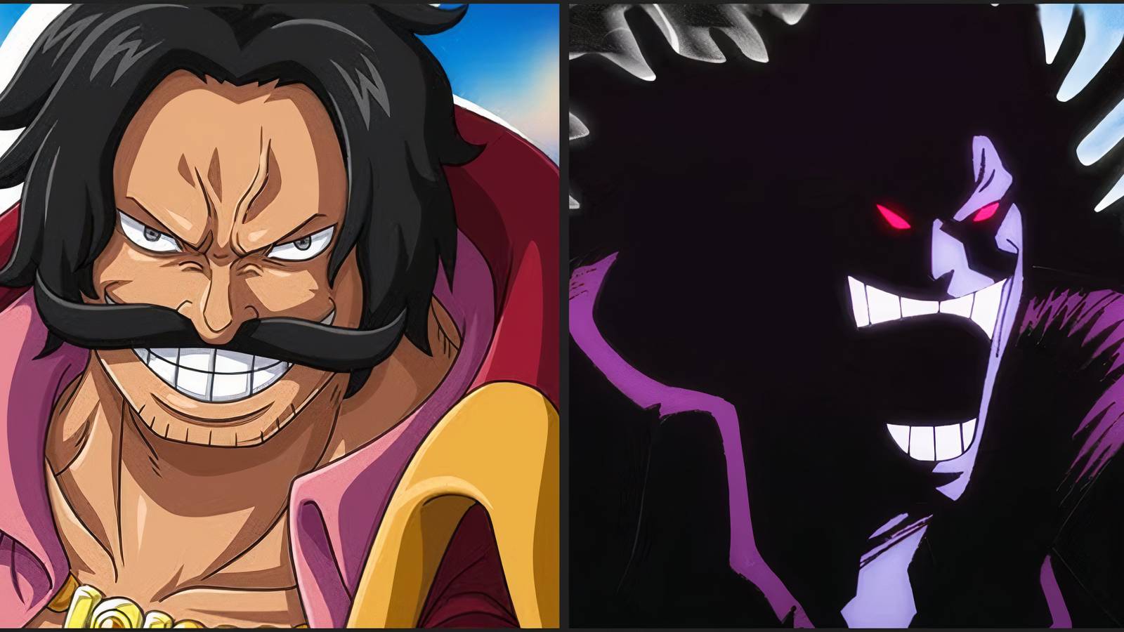 Roger vs Rocks D Xebec One Piece