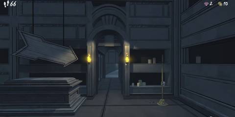 route to abandoned mines in blue prince