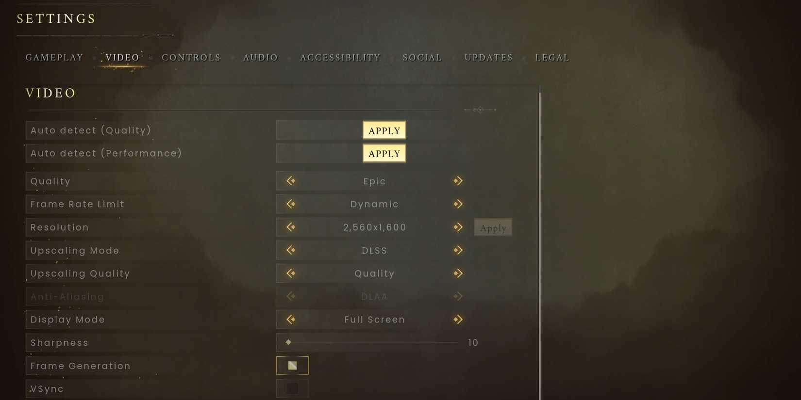 RuneScape Dragonwilds Graphics Settings PC