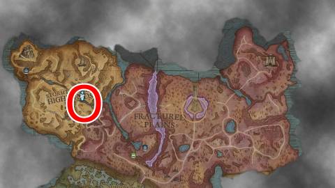 RuneScape Dragonwilds Iron Ore Rams Location Map
