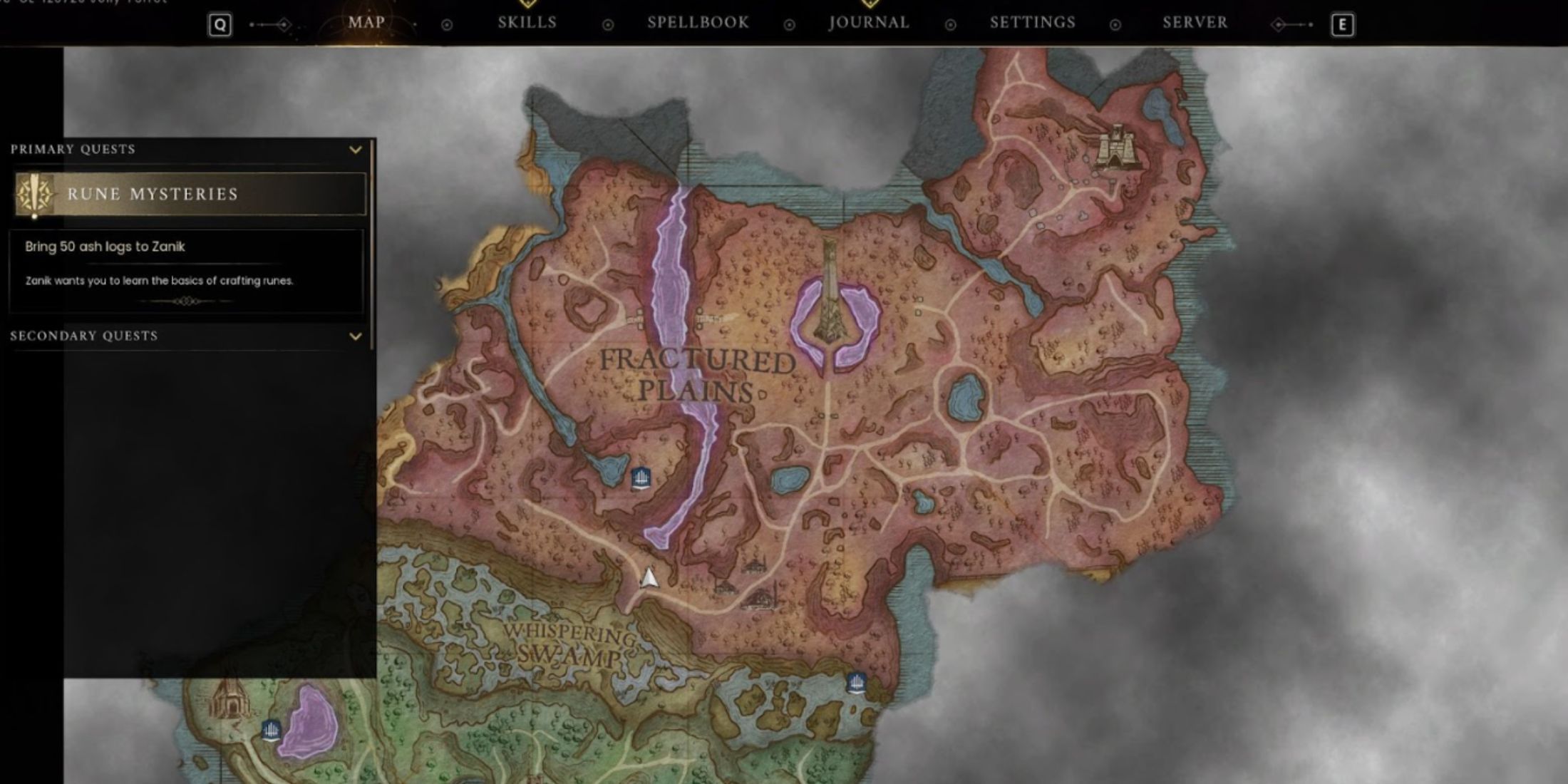Runescape Dragonwilds Map