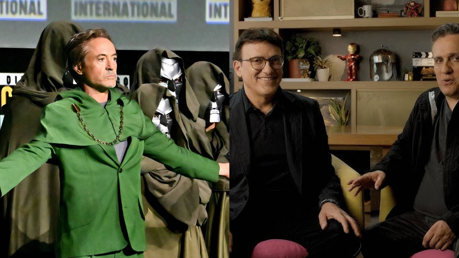 Russo Brothers and Robert Downey Jr