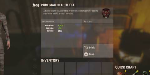 Rust max health tea 