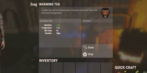 Rust warming tea 