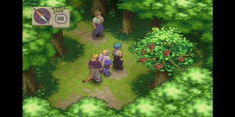 Ryu and party exploring the forest