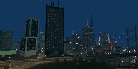 Screenshot of San Fierro in Grand Theft Auto: San Andreas (2004)
