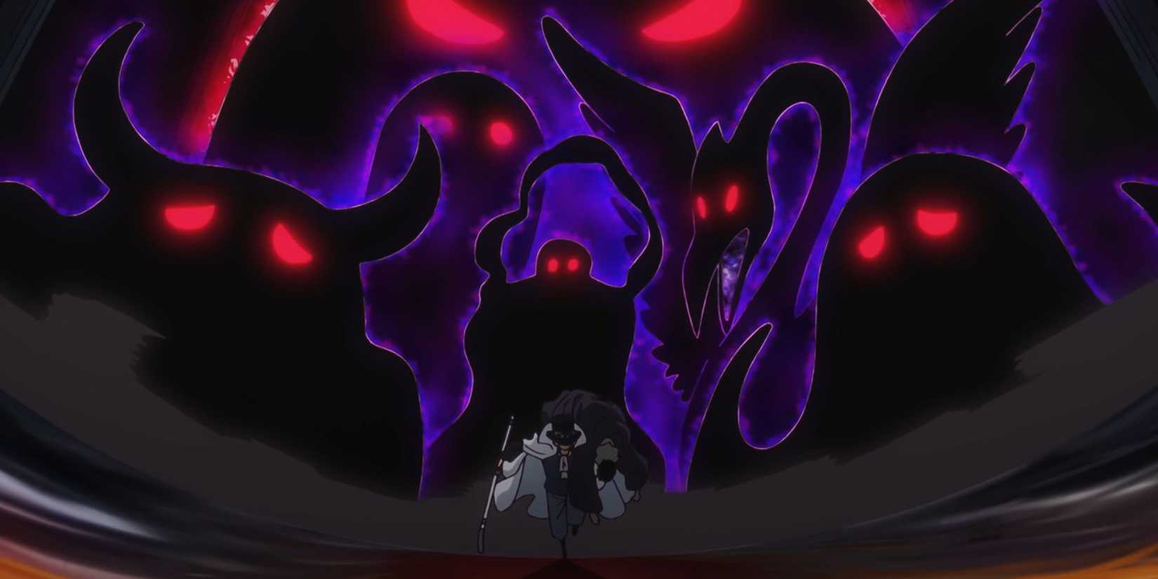 Sabo and Cobra escaping from Imu and the Five Elders - One Piece