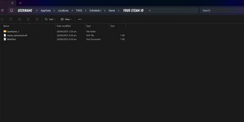 Safe File Location Schedule 1
