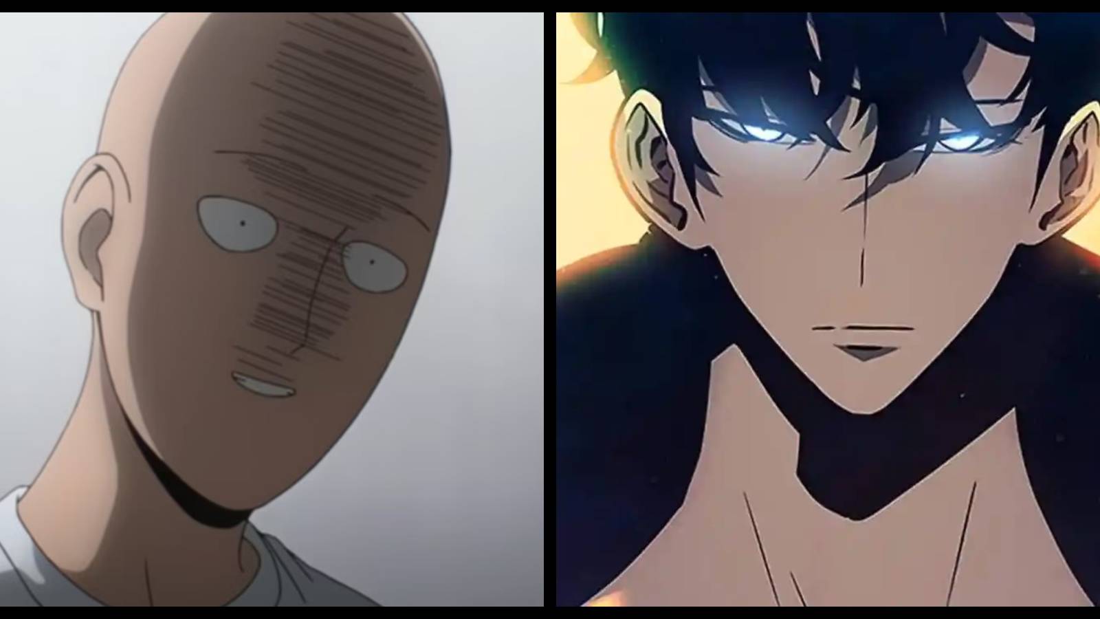 saitama and sung jinwoo collage