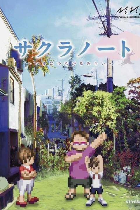 Sakura Note Ima ni Tsunagaru Mirai video game cover art tag